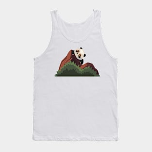 Panda with nature Tank Top